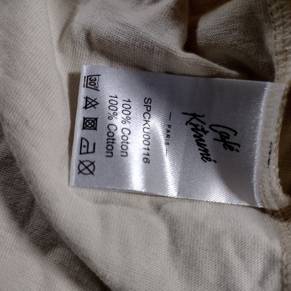 Maison Kitsune Mens Short Sleeve Shirt Cafe Kitsube Fox Classic 2XL NWOT - Picture 5 of 7